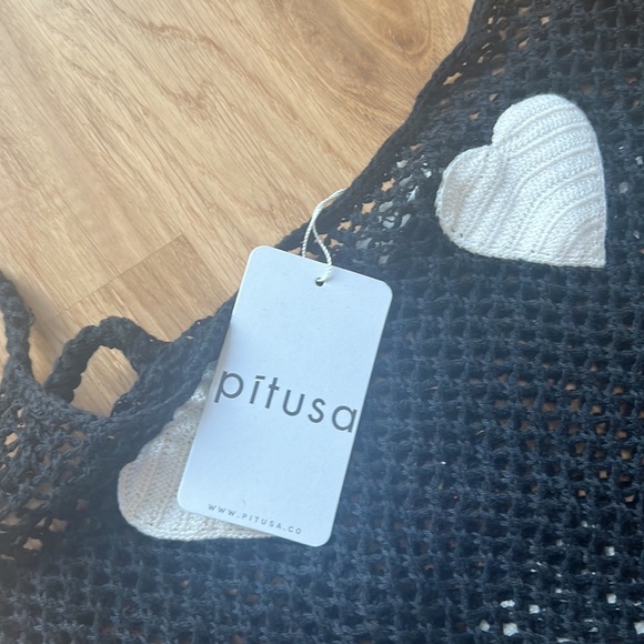 NWT Pitusa black
CROCHET HEARTS MINI - Picture 8 of 10
